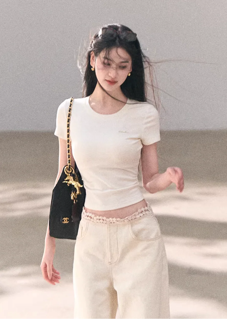 Calm Logo Slim Tee - xacoolpin