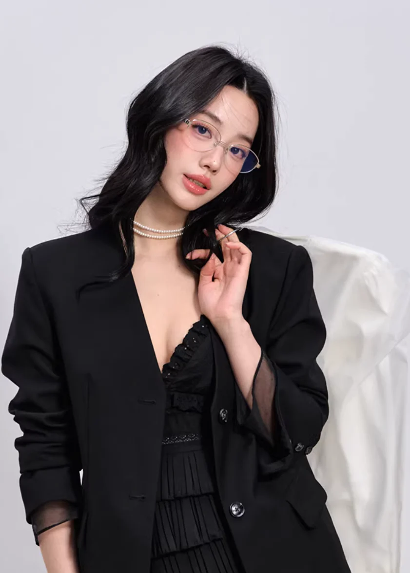 Midnight Tailored Shorts Set - xacoolpin