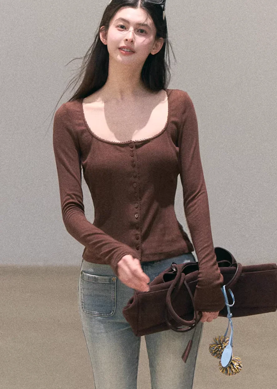 Soft U-Line Knit Cardigan - xacoolpin