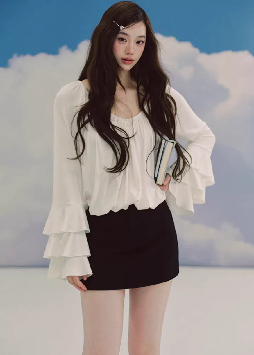 Pure Memory Pleated Blouse - xacoolpin
