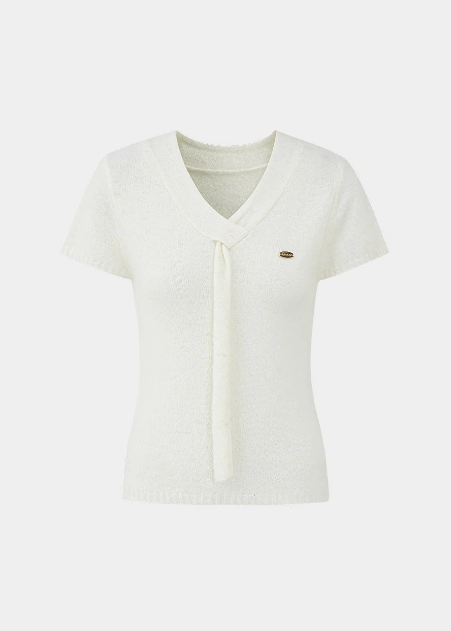 Ribbon Knit Top - xacoolpin