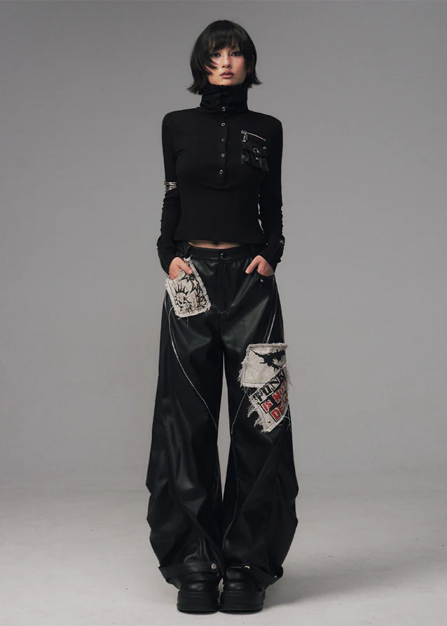 Saboteur Patch Pants Heavy Zip Edition - xacoolpin