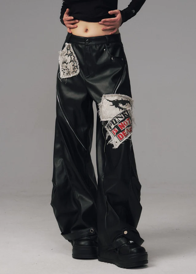 Saboteur Patch Pants Heavy Zip Edition - xacoolpin